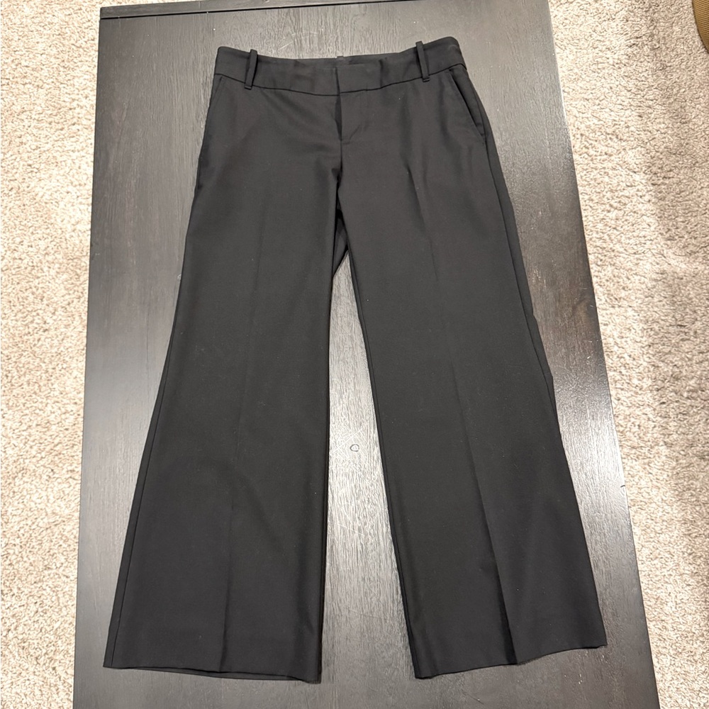 Gap - The Trouser - Stretch Ankle Pant made of Wool Blend Black in Size 4